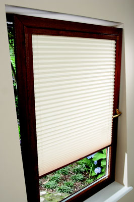 pleated perfect fit blinds