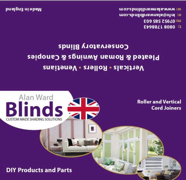 Roller Blind and Vertical Blind Cord Joiners x2 Alan Ward Blinds
